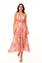 Load image into Gallery viewer, AIRY FLORAL TIE NECK DRESS
