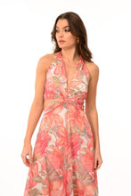 Load image into Gallery viewer, AIRY FLORAL TIE NECK DRESS