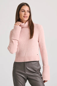 KNITTED TOP HIGH NECK