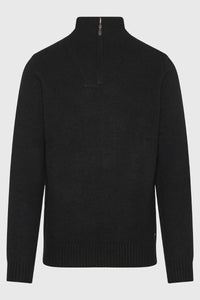 KNITTED TOP HIGH NECK  ZIP