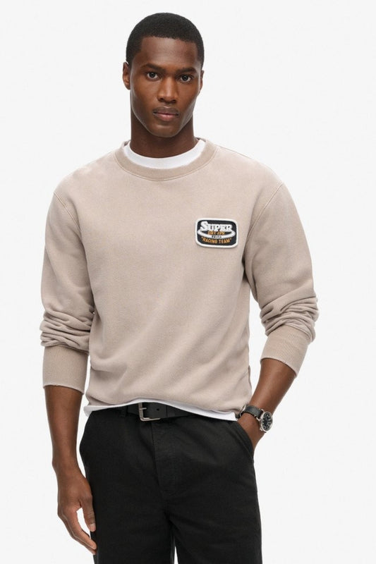 MECHANIC LOOSE FIT CREW SWEATER