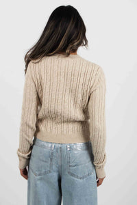 KNITTED TOP CREW NECK