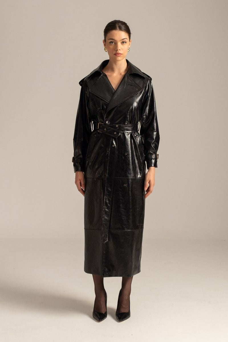 GRACE TRENCH COAT LEATHER