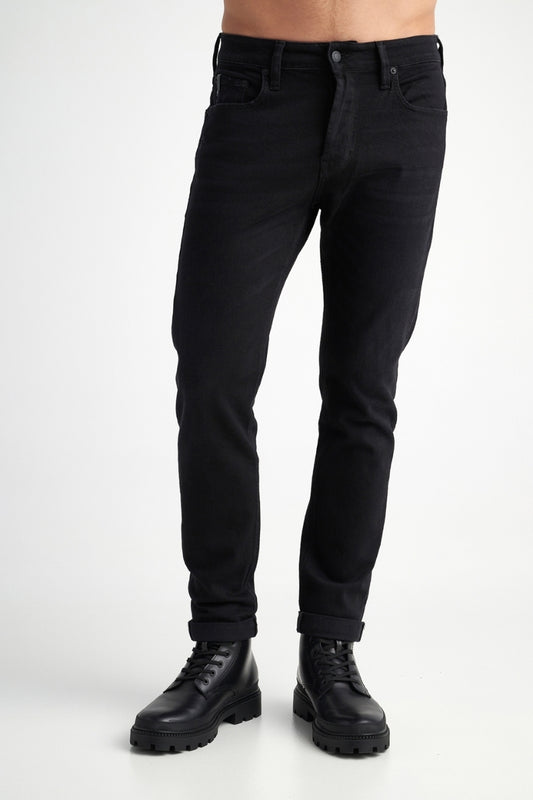 SIMON DENIM TROUSERS BLACK