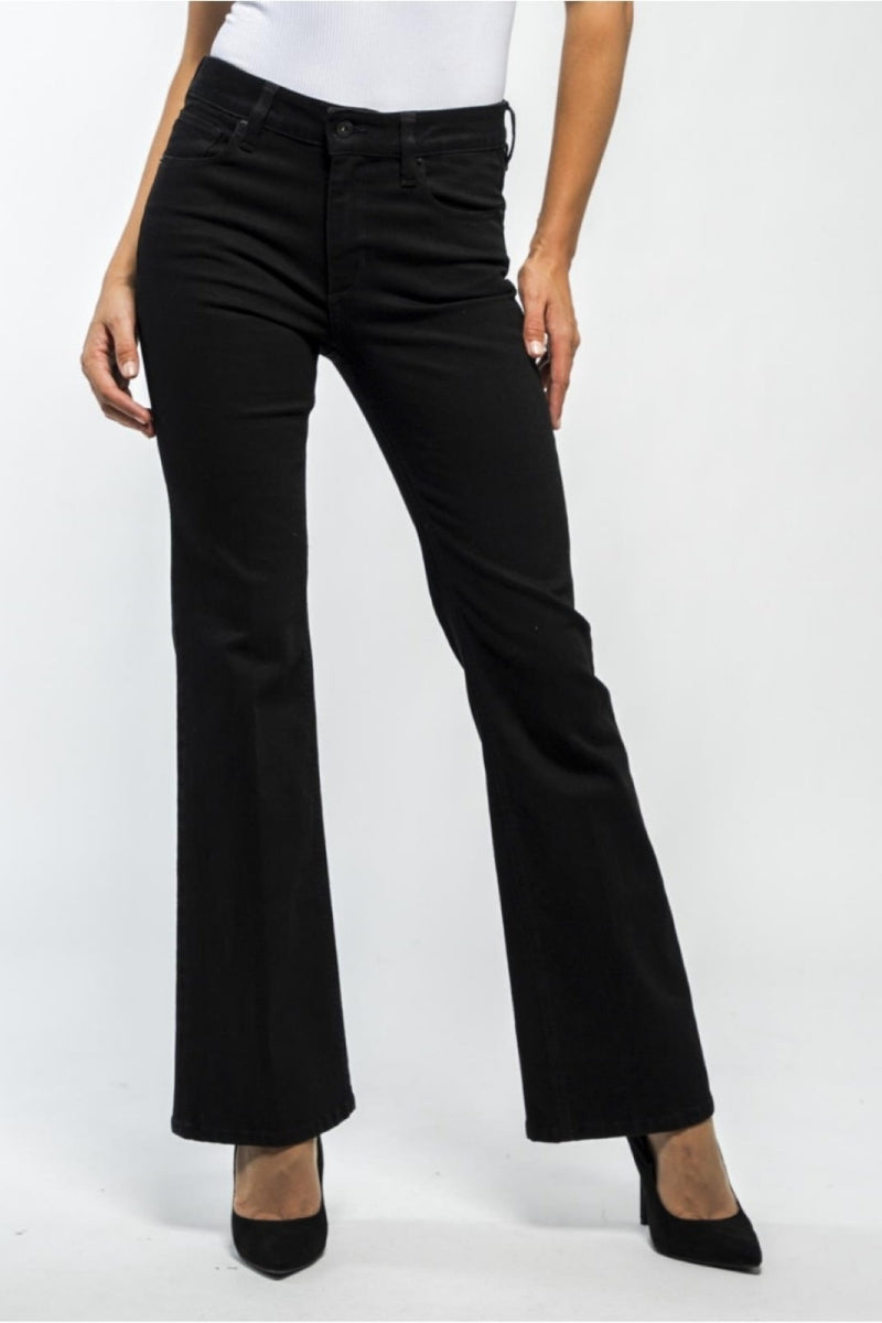 BEATRICE DENIM TROUSERS BLACK