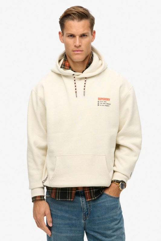 UTILITY SPORT LOGO LOOSE HOODIE