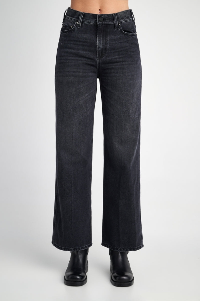 ZOE DENIM TROUSERS BLACK