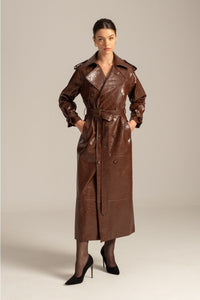 GRACE TRENCH COAT LEATHER