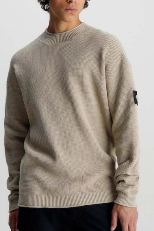 BADGE RELAXED SWEATER