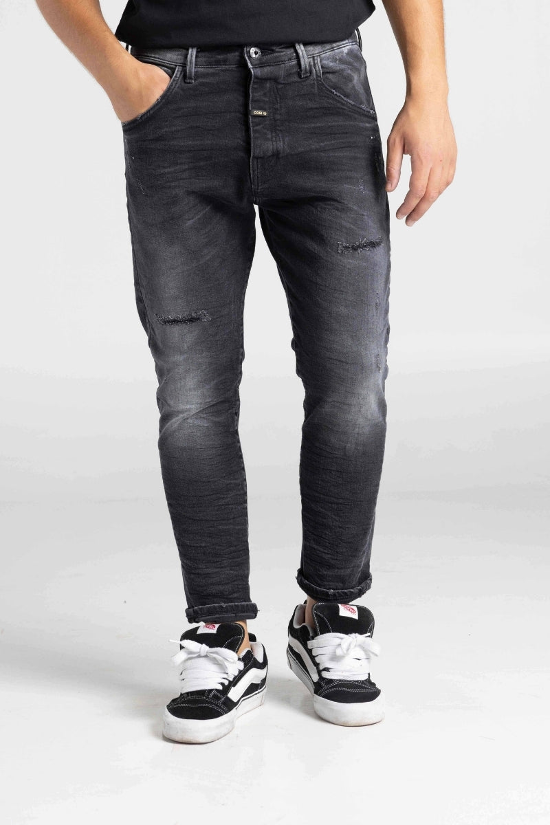 TROUSERS JEANS BLACK APPIO 10