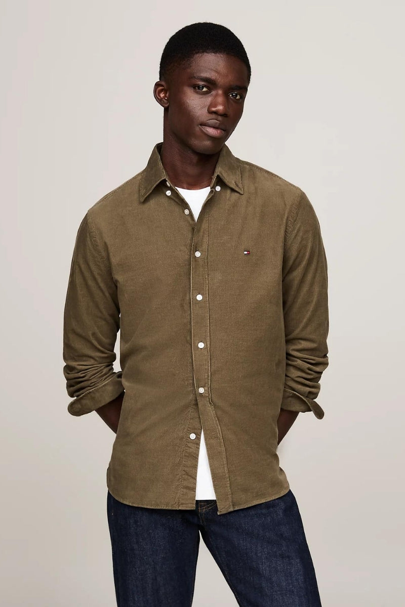 SOLID CORDUROY RF OVERSHIRT