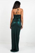 Load image into Gallery viewer, DRESS STRAPLES DRAPE MAXI