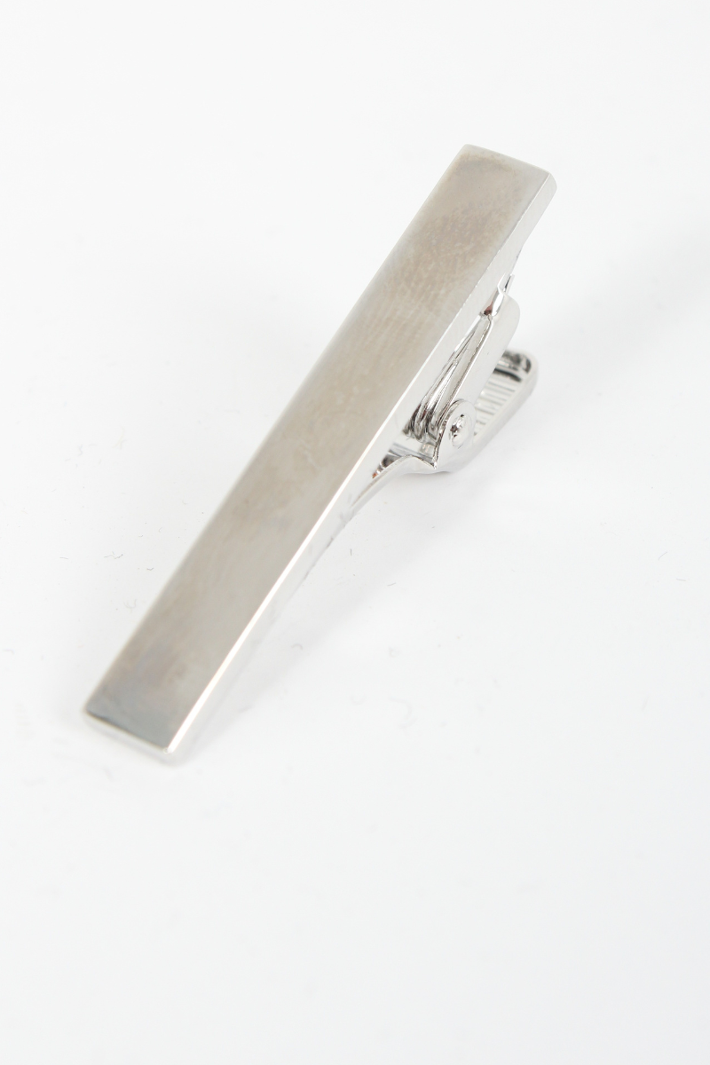 TIE CLIPS SILVER