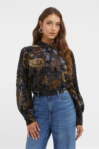 PAISLEY VELVET SHIRT