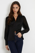 Load image into Gallery viewer, AMARA PLEATED SLV SHIRT