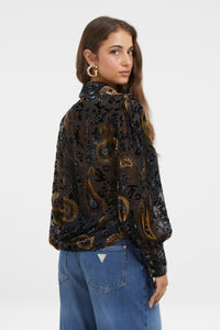 PAISLEY VELVET SHIRT