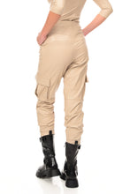 Load image into Gallery viewer, LEATHER CARGO PANTS