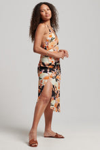 Load image into Gallery viewer, MIDI HALTER SLIP DRESS