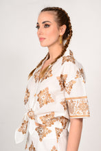 Load image into Gallery viewer, KARSANIKO EMBROIDERY BLOUSE