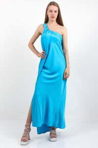 DRESS ONE SHOULDER 100POL