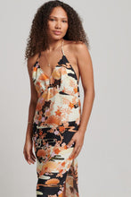 Load image into Gallery viewer, MIDI HALTER SLIP DRESS