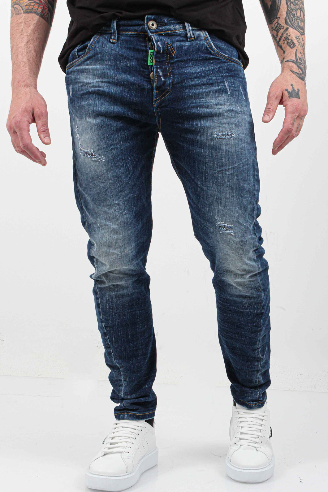 CHIAIA6 DENIM TROUSERS