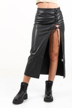 Load image into Gallery viewer, LEATHER SKIRT