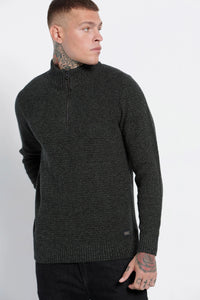 KNITTED TOP ZIP