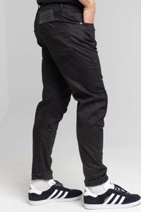 TROUSERS BLACK JEANS CHIAIA 50