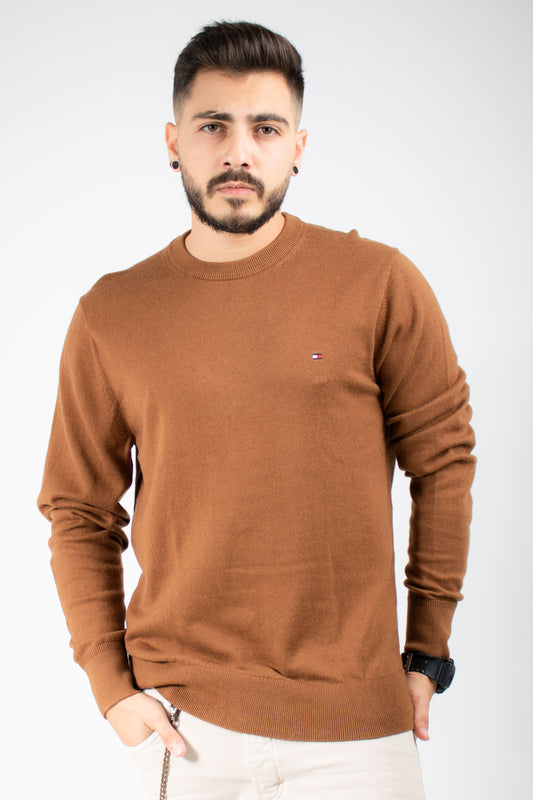 PIMA COTTON CASHMERE CREW NECK