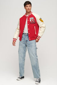 VARSITY PATCHED BOMBER