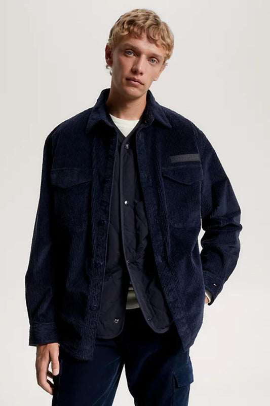 CORDUROY SOLID OVERSHIRT